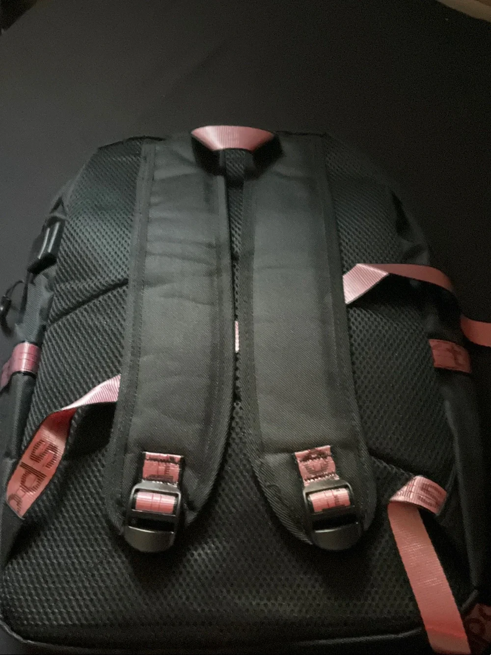 BLINK Black and Pink Graphic Backpack